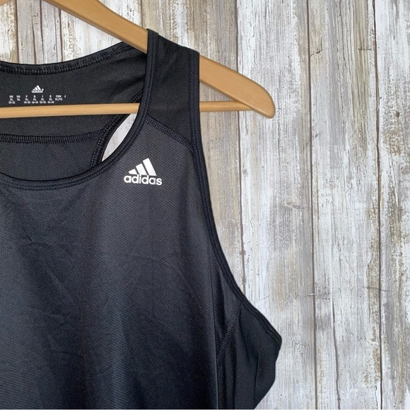 Adidas Black Tech Fit Climalite Tank - Picture 2 of 4